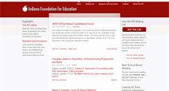 Desktop Screenshot of indianafoundation.org