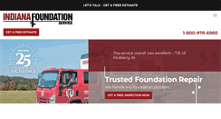 Desktop Screenshot of indianafoundation.com